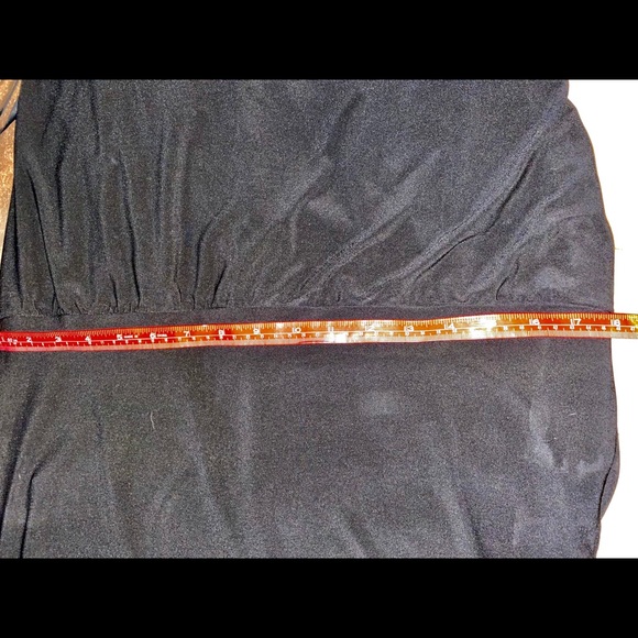 Black mini dress with gold metallic straps - Picture 8 of 8